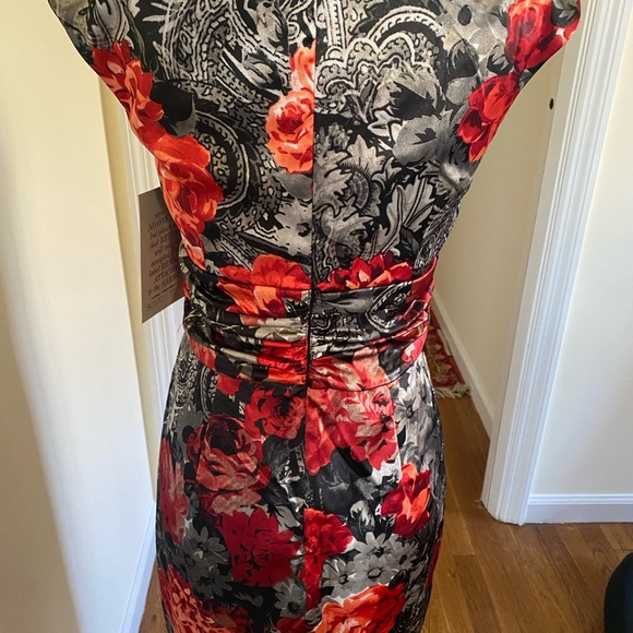 NWT Boston Proper Shadow Satin Rose dress size 6 - Picture 4 of 5